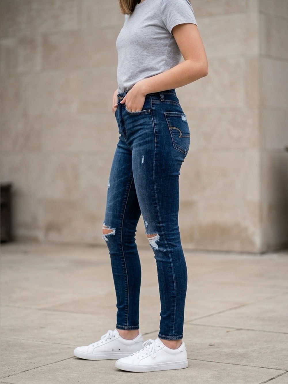 American Eagle Highest Rise Skinny Jegging Jeans Size 00 Short